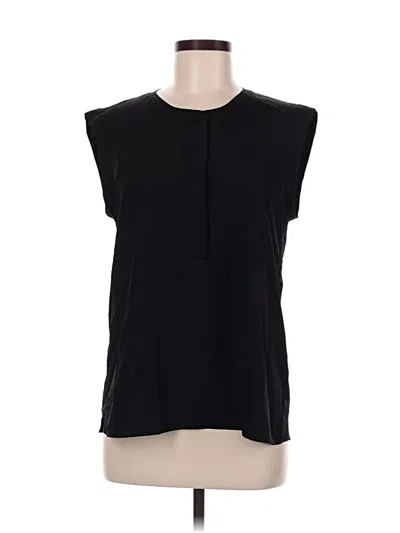 Pre-owned J.crew Factory Store Sleeveless Blouse In Black