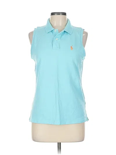 Pre-owned Ralph Lauren Golf Sleeveless Polo Shirt In Blue