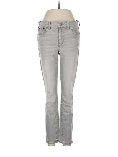 Pre-owned J.crew Factory Store Jeans In Silver