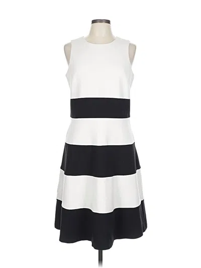 Pre-owned Ann Taylor Factory Casual Dress In White