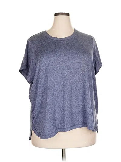 Pre-owned Athleta Short Sleeve T-shirt In Gray