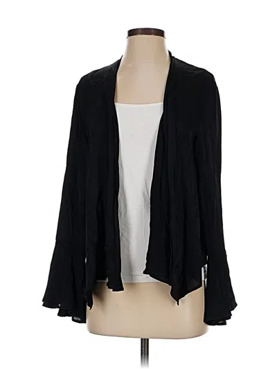 Pre-owned Zara Cardigan Sweater In Black