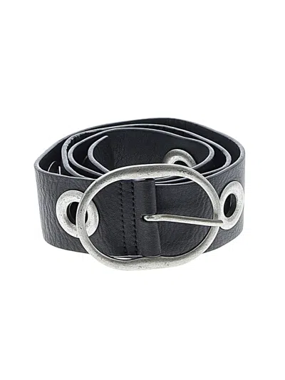 Pre-owned Anine Bing Leather Belt In Black