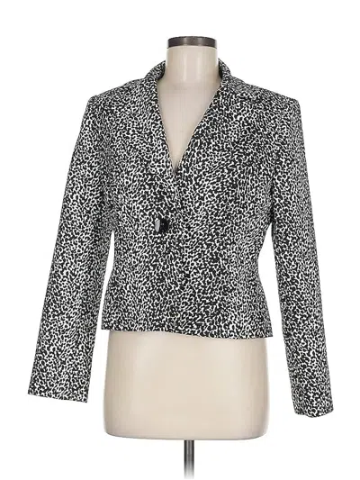 Pre-owned Liz Claiborne Blazer Jacket In White