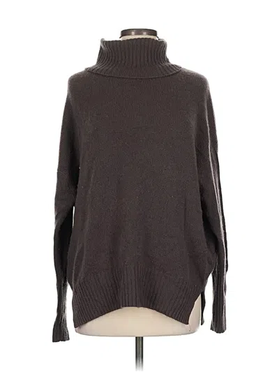 Pre-owned Allude Turtleneck Sweater In Brown