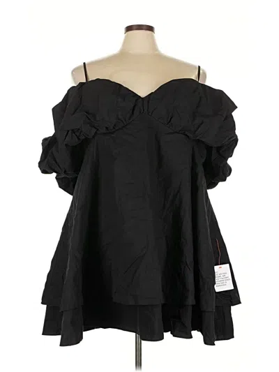 Pre-owned Asos Design Cocktail Dress In Black