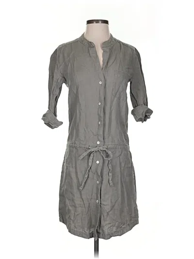 Pre-owned James Perse Casual Dress In Gray