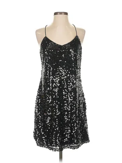 Pre-owned Express Cocktail Dress In Silver