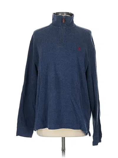 Pre-owned Polo By Ralph Lauren Fleece Jacket In Blue