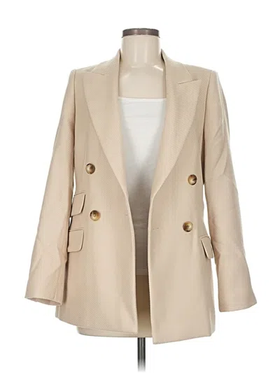 Pre-owned Reiss Wool Blazer Jacket In Brown