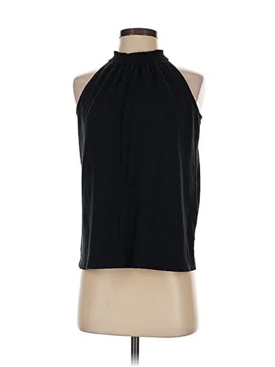 Pre-owned Ann Taylor Loft Outlet Sleeveless Blouse In Black