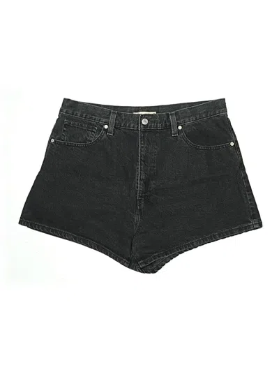 Pre-owned Levi's Denim Shorts In Black