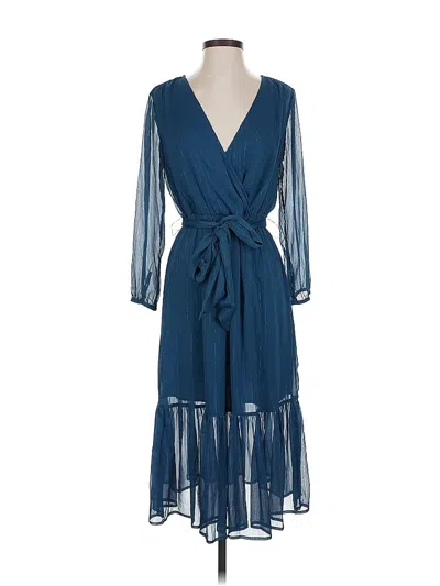 Pre-owned Point Sur Cocktail Dress In Blue