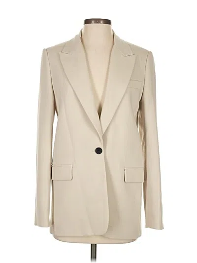 Pre-owned Zara Blazer Jacket In White