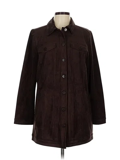 Pre-owned Chico's Coat In Brown