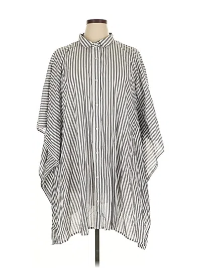 Pre-owned Lands' End Casual Dress In Gray