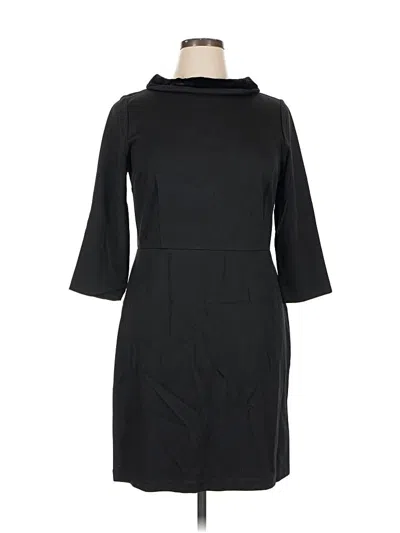 Pre-owned Talbots Casual Dress In Black