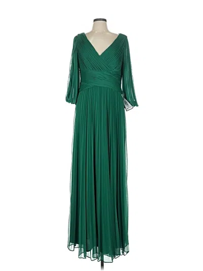 Pre-owned Betsy & Adam Cocktail Dress In Green