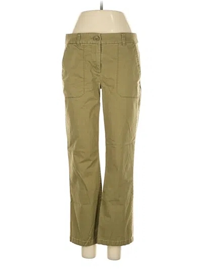 Pre-owned Ann Taylor Loft Cargo Pants In Green