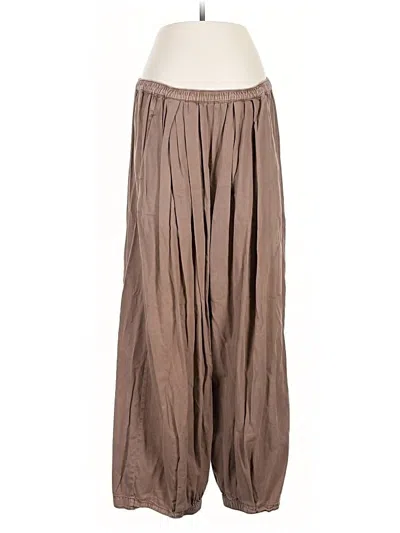 Pre-owned Free People Casual Pants In Brown