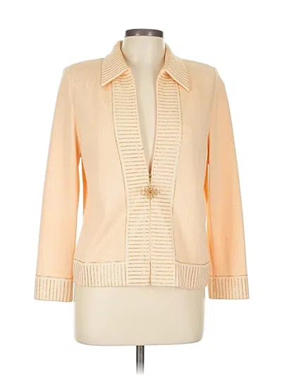 Pre-owned St. John By Marie Gray Blazer Jacket In Brown