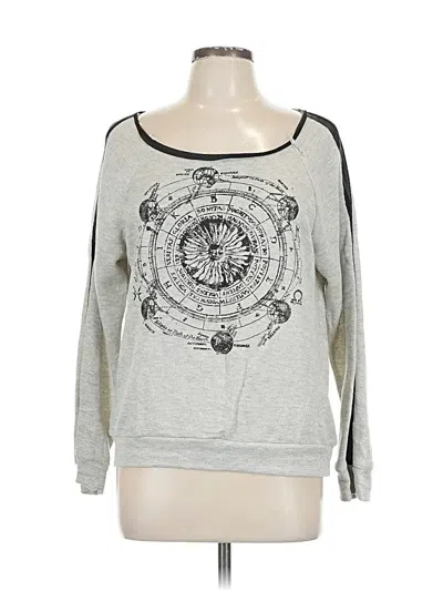 Pre-owned Hot Topic Sweatshirt In Silver