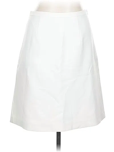 Pre-owned Diane Von Furstenberg Casual Skirt In White