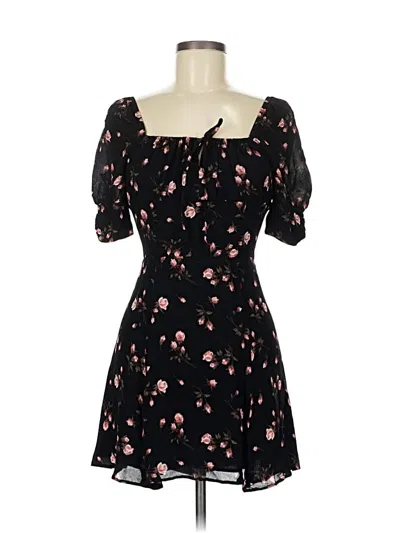 Pre-owned Reformation Casual Dress In Black