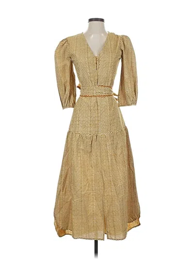 Pre-owned Anna Cate Casual Dress In Brown