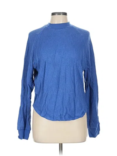 Pre-owned Madewell Pullover Sweater In Blue