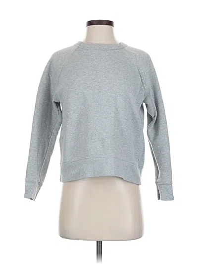 Pre-owned Athleta Sweatshirt In Gray
