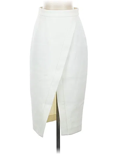 Pre-owned Nicholas Formal Skirt In White
