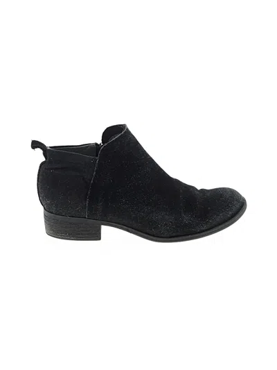 Pre-owned Toms Ankle Boots In Black