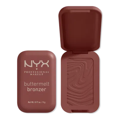 Nyx Professional Makeup Buttermelt Pressed Powder Natural Finish Bronzer - Butta Dayz In Brown