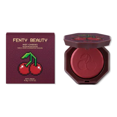 Fenty Beauty By Rihanna Hot Cheeks Velour Blushlighter - Cherry Pop In Red