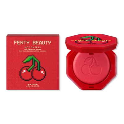 Fenty Beauty By Rihanna Hot Cheeks Velour Blushlighter - Cherry Pie'd In Red