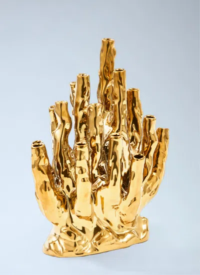 Polspotten Abstract Sculpture In Gold