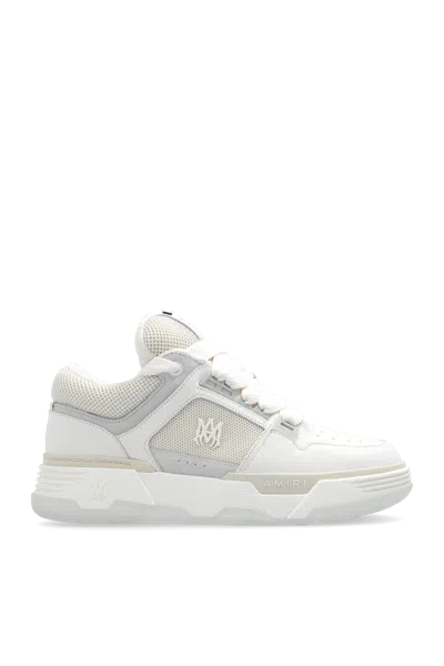 Amiri Ma1 Sneakers In Leather And Fabric In White