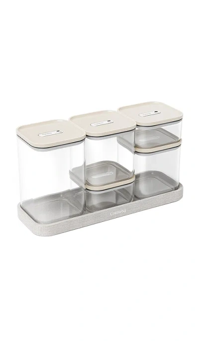 Caraway 13 Piece Glass Airtight Container Set In Multi