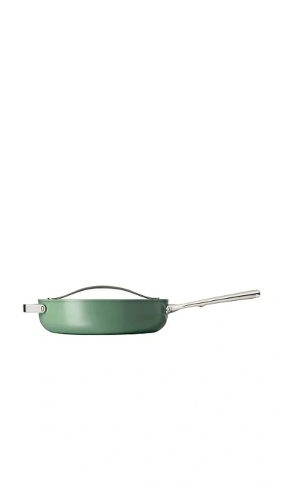 Caraway 4.5 Quart Non-stick Ceramic Saute Pan In Green