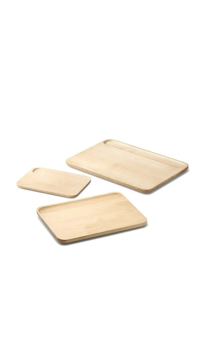 Caraway 4 Piece Cutting Board Set In Brown