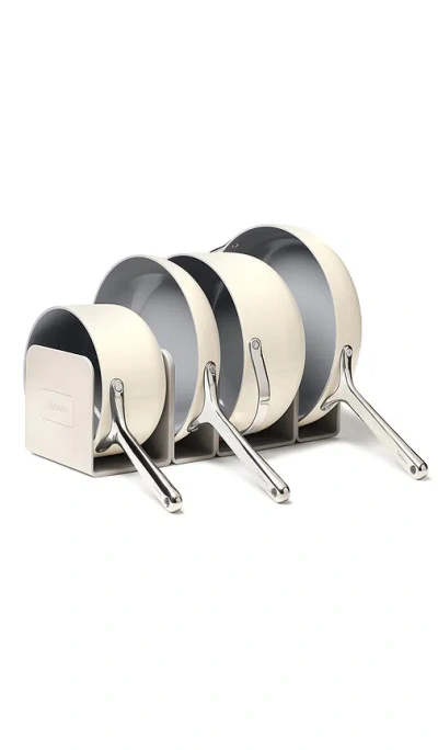 Caraway 12 Piece Non-toxic Ceramic Non-stick Cookware Set In White