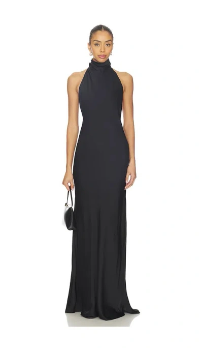 Eaves Reidun Gown In Black