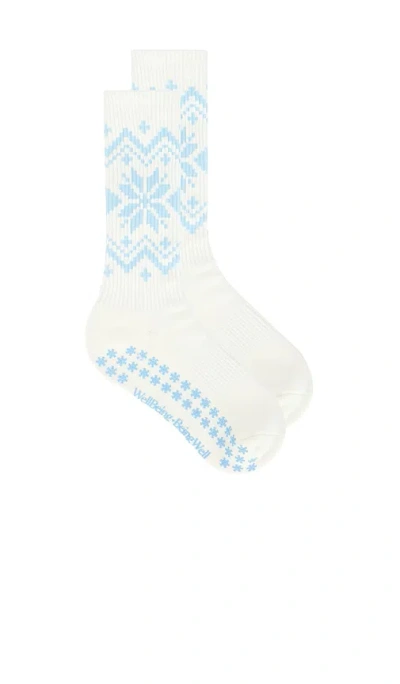 Wellbeing + Beingwell Fair Isle Grip Sock