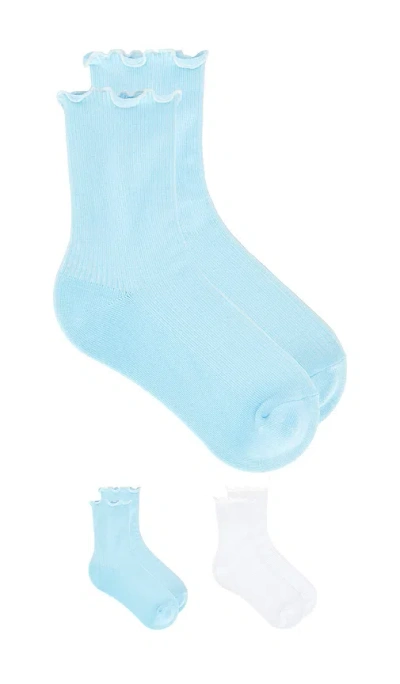 Wellbeing + Beingwell Ruffle Sock 2 Pack