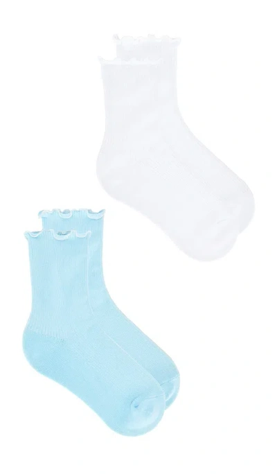 Wellbeing + Beingwell Ruffle Sock 2 Pack