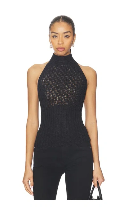 SYLVIA KNIT HALTER 上装