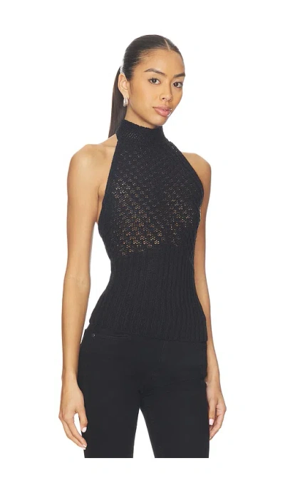 SYLVIA KNIT HALTER 上装