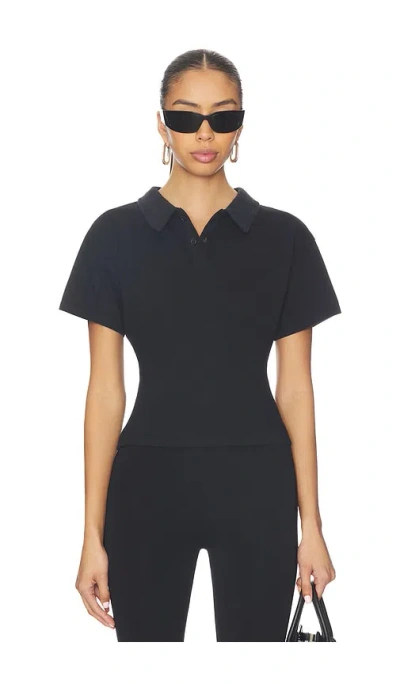 Eb Denim Eero Polo Tee In Black