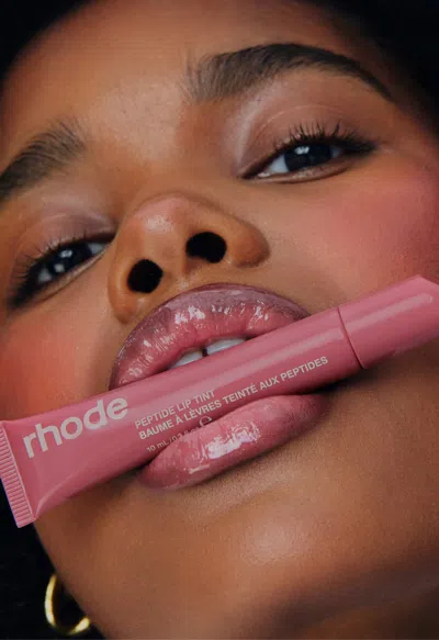 Rhode Peptide Lip Tint Salty Tan In Transparent